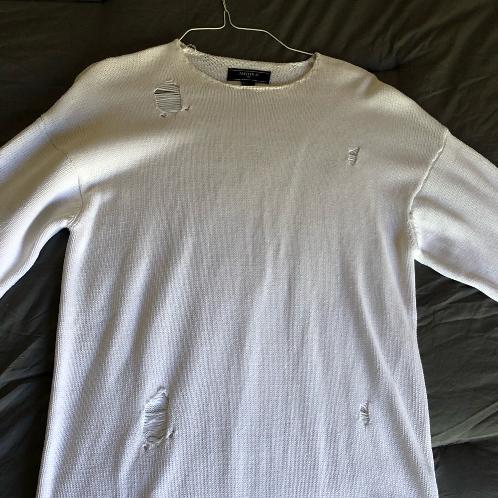 Forever 21 Men’s Distressed Sweater